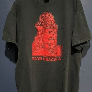 Vlad Dracula Y2K Black T-Shirt